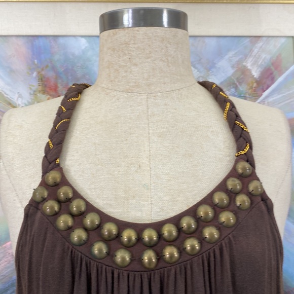 🌹Cable & Gauge Braided Strap Halter Top - Picture 9 of 12